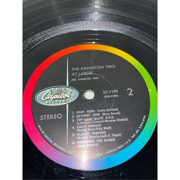 The Kingston trio At Large vinyl record - Picture 9 of 10